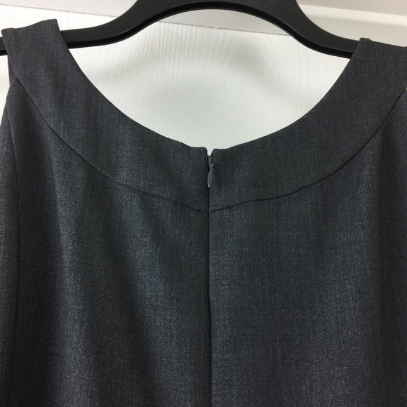 Calvin Klein Sleeveless Dark Grey Work Dress - Picture 8 of 8